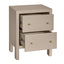 Ariana Bedside Table - Small Beige