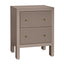 Ariana Bedside Table - Small Taupe