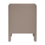 Ariana Bedside Table - Small Taupe