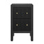 Ariana Bedside Table - Petite Black