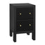 Ariana Bedside Table - Petite Black