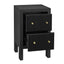 Ariana Bedside Table - Petite Black
