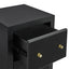 Ariana Bedside Table - Petite Black