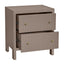 Ariana Bedside Table - Large Taupe