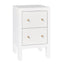 Ariana Bedside Table - Petite White