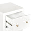 Ariana Bedside Table - Petite White