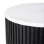 Mason Round Side Table - Black