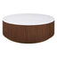 Mason Round Coffee Table - Large Walnut