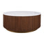 Mason Round Coffee Table - Medium Walnut