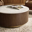 Mason Round Coffee Table - Medium Walnut
