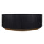 Mason Round Coffee Table - Large Black