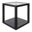 Sadie Oak Square Side Table - Large Black