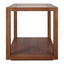 Sadie Oak Square Side Table - Large Walnut