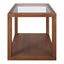 Sadie Oak Square Side Table - Large Walnut