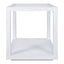 Sadie Oak Square Side Table - Large White