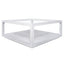 Sadie Oak Square Coffee Table - White
