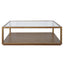 Sadie Rectangle Coffee Table - Antique Gold