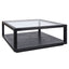 Sadie Oak Square Coffee Table - Black