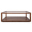 Sadie Oak Rectangle Coffee Table - Walnut