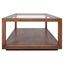 Sadie Oak Rectangle Coffee Table - Walnut