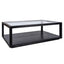 Sadie Oak Rectangle Coffee Table - Black