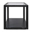 Sadie Oak Square Side Table - Medium Black