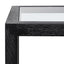 Sadie Oak Square Side Table - Medium Black