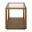 Sadie Square Side Table - Medium Antique Gold