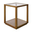 Sadie Square Side Table - Medium Antique Gold
