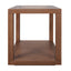 Sadie Oak Square Side Table - Medium Walnut