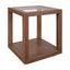 Sadie Oak Square Side Table - Medium Walnut