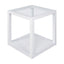 Sadie Oak Square Side Table - Medium White