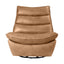 Lusitano Recliner Chair - Light Brown Leather