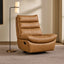 Lusitano Recliner Chair - Light Brown Leather