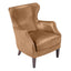 Marlon Arm Chair - Light Brown Leather