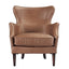 Marlon Arm Chair - Dark Brown Leather