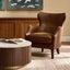 Marlon Arm Chair - Dark Brown Leather
