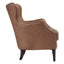 Marlon Arm Chair - Dark Brown Leather
