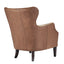 Marlon Arm Chair - Dark Brown Leather