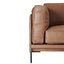 Keaton 2.5 Seater Sofa - Dark Brown Leather