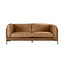 Keaton 2.5 Seater Sofa - Light Brown Leather