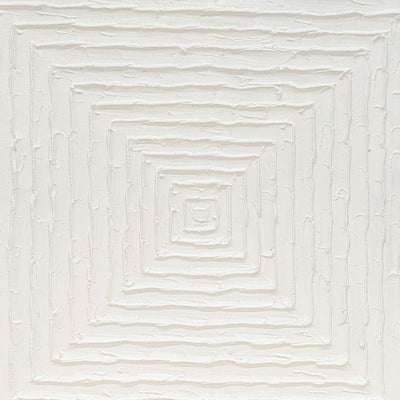 White Vortex Oil on Canvas Painting - Medium