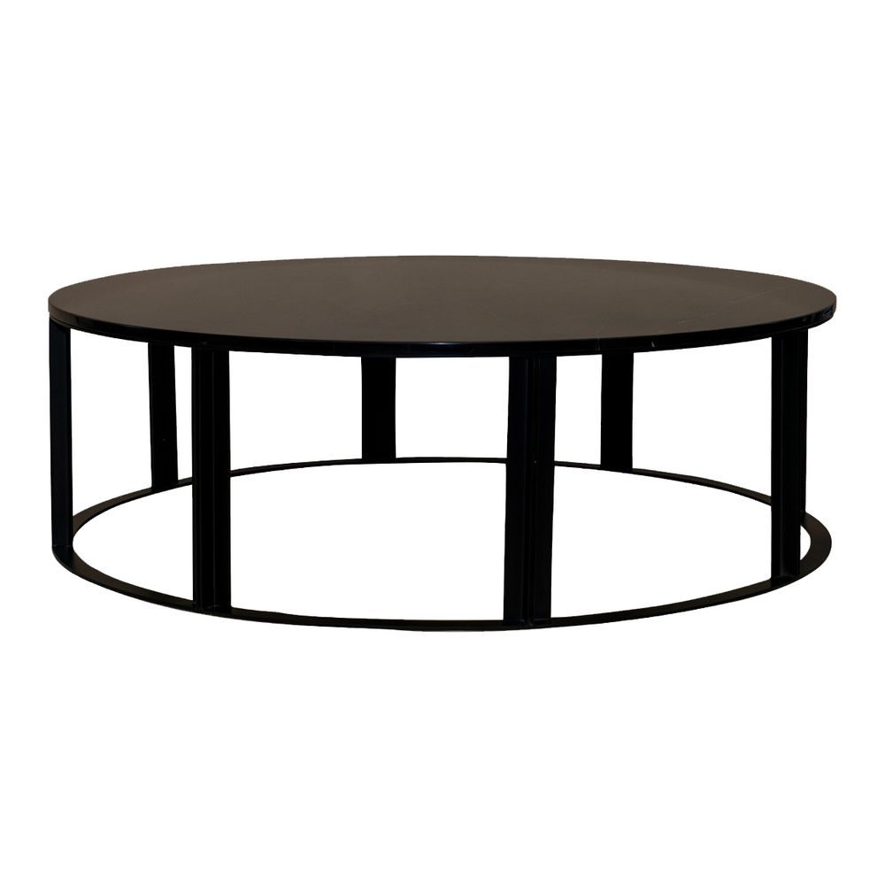 Bowie Marble Coffee Table - Medium Black