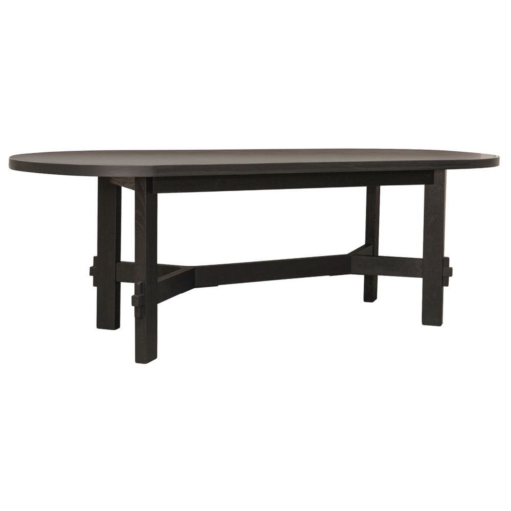 Noho Oval Dining Table - 2.2m Black