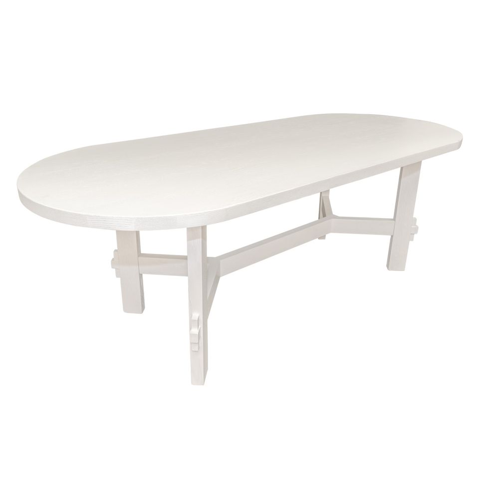 Noho Oval Dining Table - 2.2m White