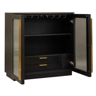 Santiago Bar Cabinet - Black