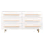 Retreat 6 Drawer Chest - White