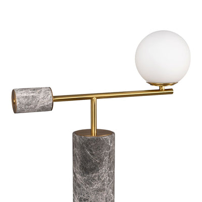 Zamora Marble Table Lamp - Grey