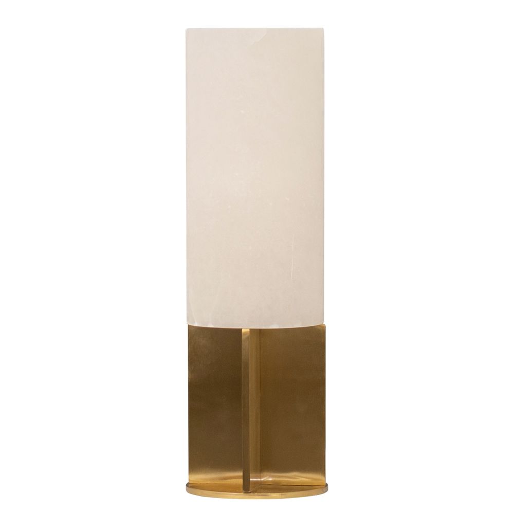 Samara Alabaster Table Lamp - Brass