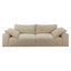 Midtown 4 Seater Sofa - Natural Linen